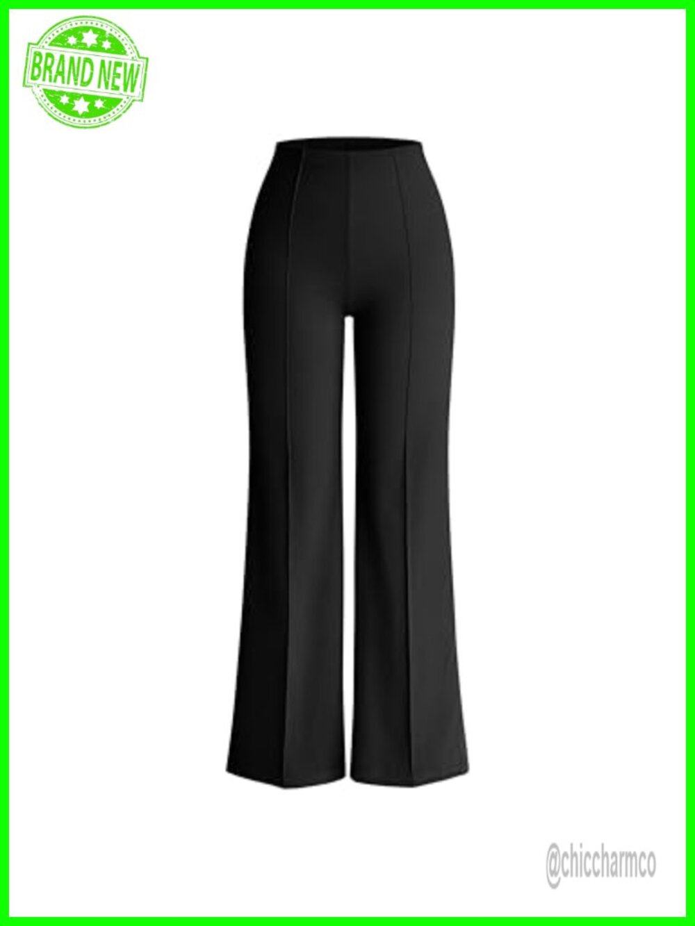 Women's Wide Leg Pants High Waist Stretch Casual Palazzo